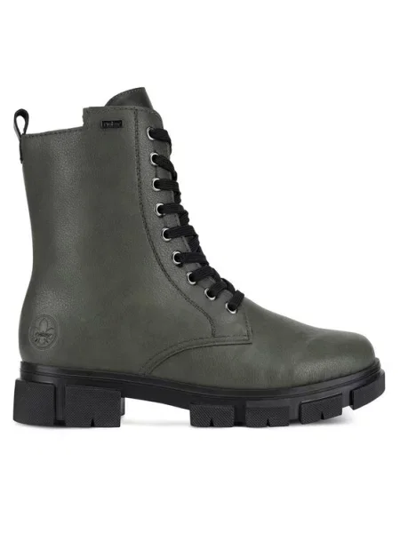 Škornji Rieker zelena