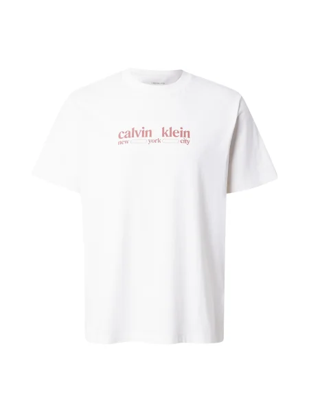 Calvin Klein Jeans Tričko NYC čierna biela
