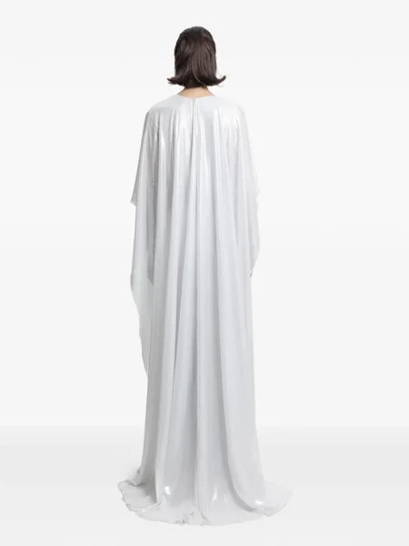 Rochie maxi Gemy Maalouf de costum argintiu