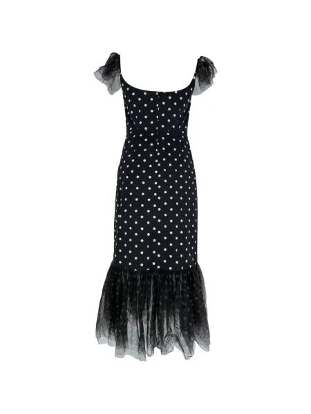 Rochie Staud cu buline din tul negru