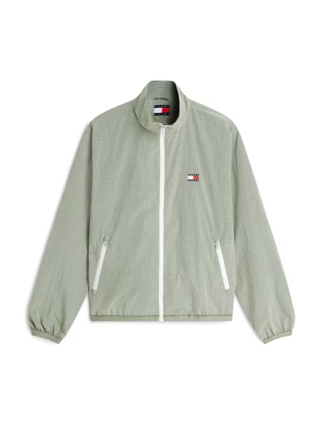 Tommy Jeans Prechodná bunda ESSENTIAL' zelená