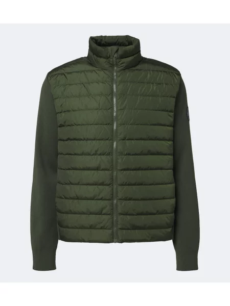 Cardigan Canada Goose de lână verde