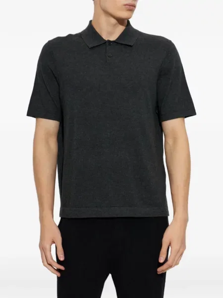 Tricou polo Lisa Yang gri