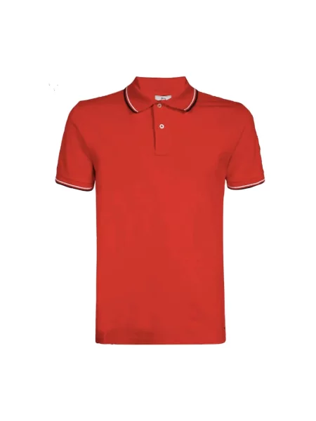 Koszulka polo Woolrich czerwona