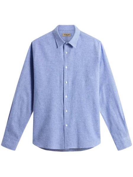 Cămașă Woolrich albastru