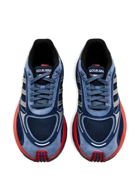 Prugaste tenisice Adidas Adizero s vezicama od brušene kože crna