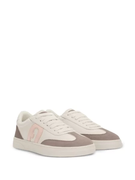 Sneakerși Furla cu autograf alb