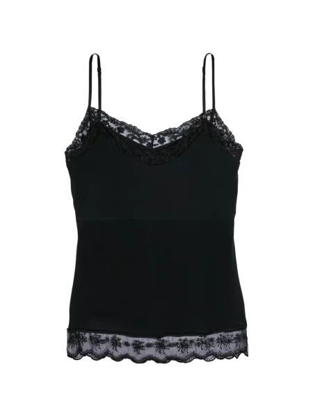 Top Simone Rocha din dantelă negru