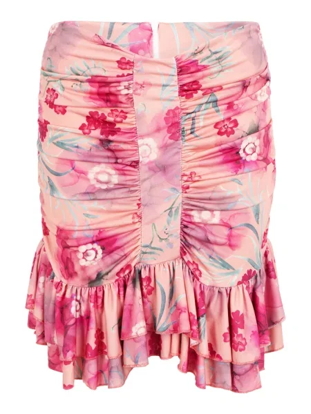 Trendyol Fustă pastel / roz / roz / roz închis verde