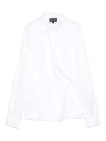 Bluzka Emporio Armani kopertowa biała