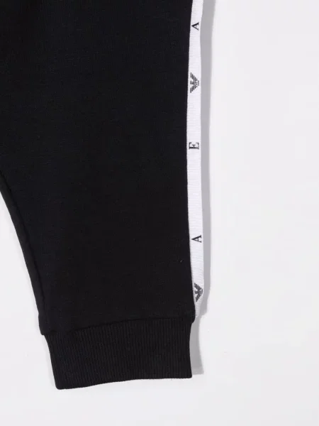 Spodnie dziecięce Emporio Armani niebieskie