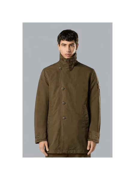 Płaszcz Stone Island z kamieniami zielony