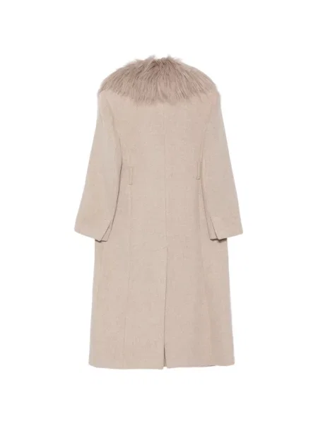Gulerat palton de blană Blumarine cu blană