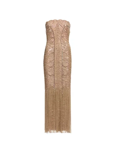 Rochie maxi Elie Saab cu broderie