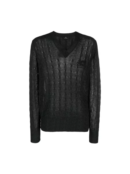 Sweter Etro z kaszmiru czarny