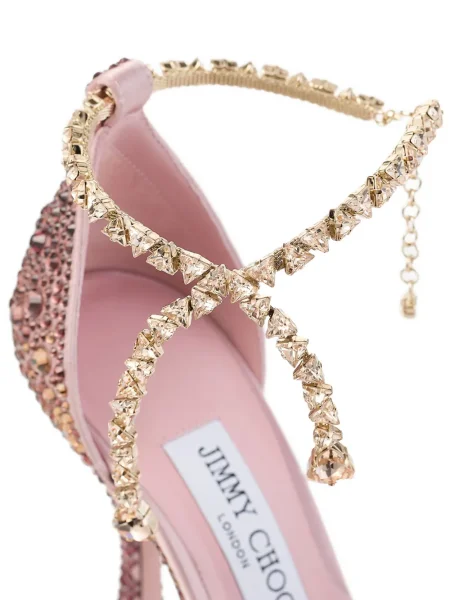 Γοβάκια Jimmy Choo με πετραδάκια ροζ