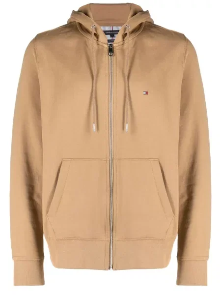 Hanorac cu glugă Tommy Hilfiger maro