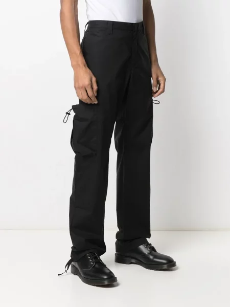 Cargo kalhoty Marcelo Burlon County Of Milan s výšivkou bílé