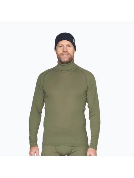 Мъжки термоактивен суитшърт Devold Adventure Merino High Neck lichen зелено