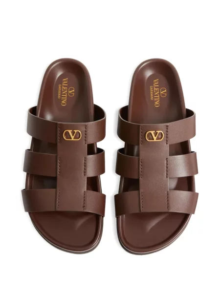 Sandale Valentino Garavani din piele maro