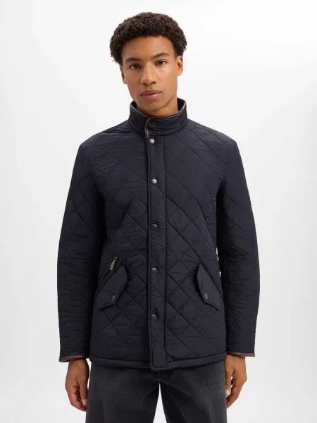 Barbour kurtka pikowana Mężczyźni M czarny