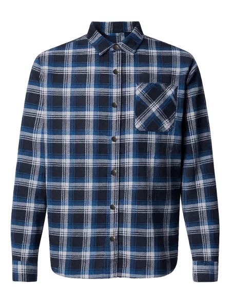 ROCAWEAR Košile modrá / černá bílá