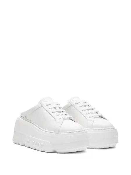 Chiloți Casadei cu platformă slip-on alb