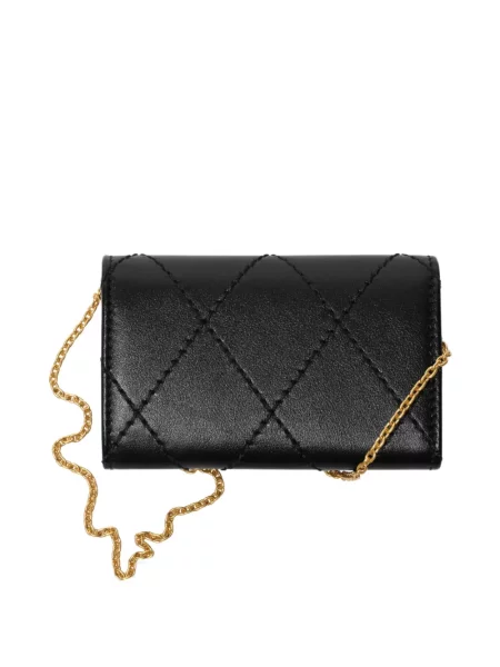 Matlasat colier Burberry negru
