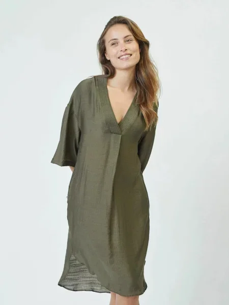 Co'couture Rochie Caryn oliv
