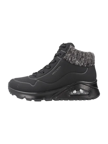 Členkové topánky Skechers čierna