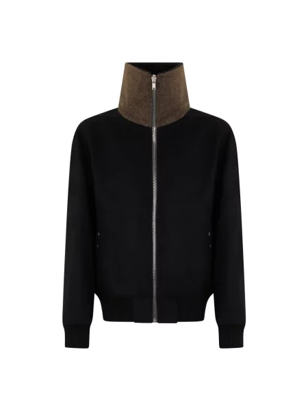 Kurtka Rick Owens wełniana czarna