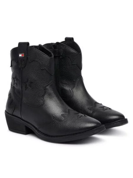 Tommy Hilfiger Western csizmák fekete