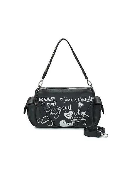 Crossbody torbica Desigual črna