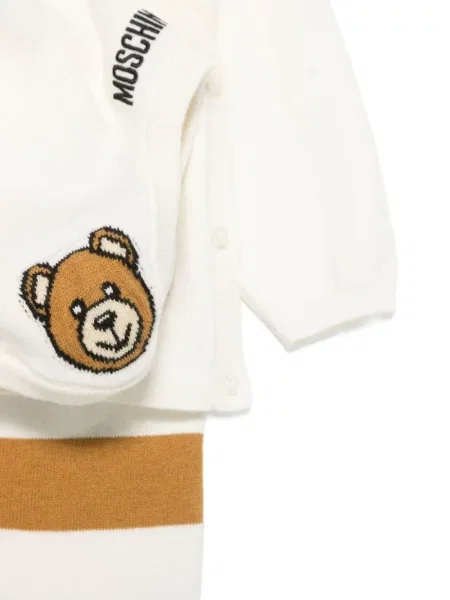 Dětské kalhoty Moschino bílé