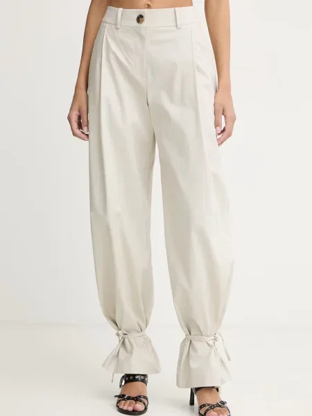 La Mania pantaloni pentru femei cu in JOAN bej