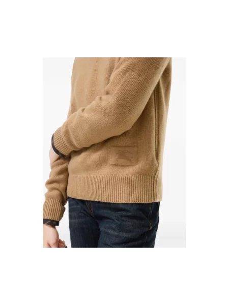 Sweter Burberry brązowy