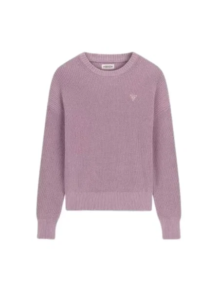 Sweter Guess fioletowy