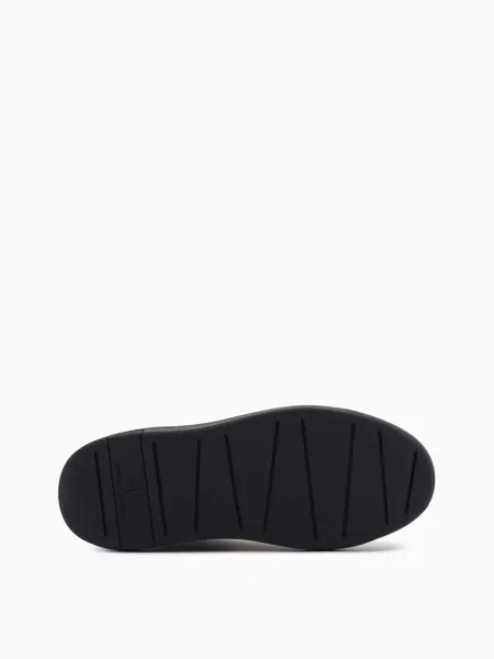 Кожаные ботинки Armani Exchange черные