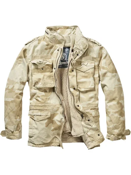 Brandit Prehodna jakna Giant / pesek / temno bež