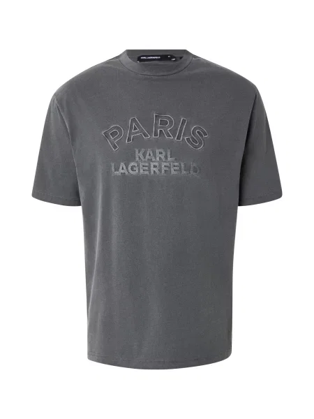 Karl Lagerfeld Tricou grafit gri