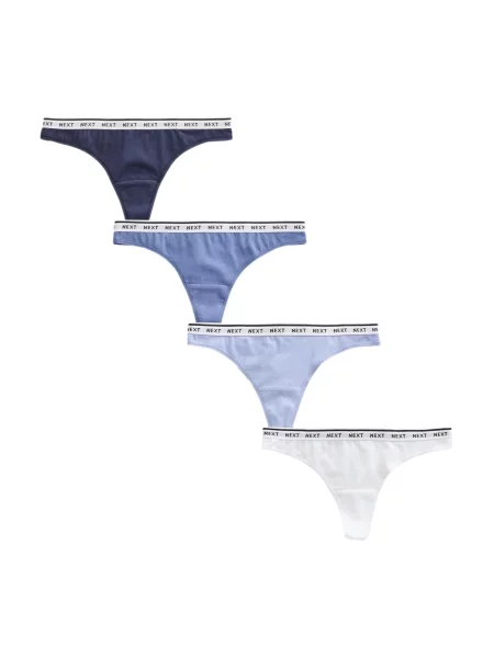 Next Tanga albastru / albastru marin / albastru deschis alb