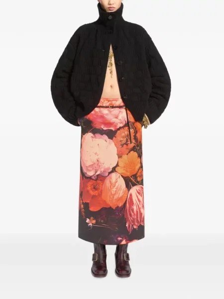 Lung fustă Dries Van Noten negru