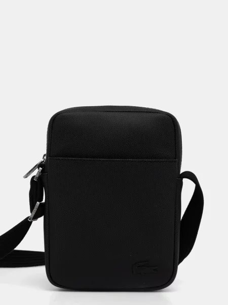 Geantă Lacoste clasică negru