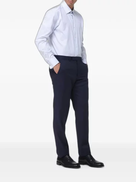 Košulja Zegna puplin plava