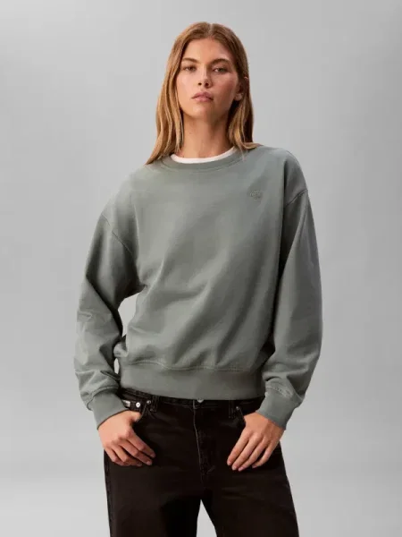 Calvin Klein Jeans Hanorac | Relaxed fit verde