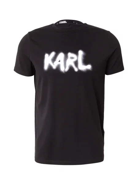 Karl Lagerfeld Tricou negru alb