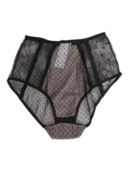 Slipy Dolce And Gabbana w grochy czarne