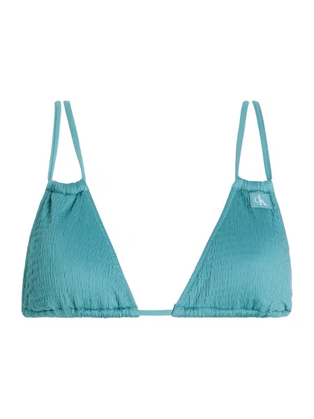 Calvin Klein Swimwear Bikini zgornji del cijansko modra
