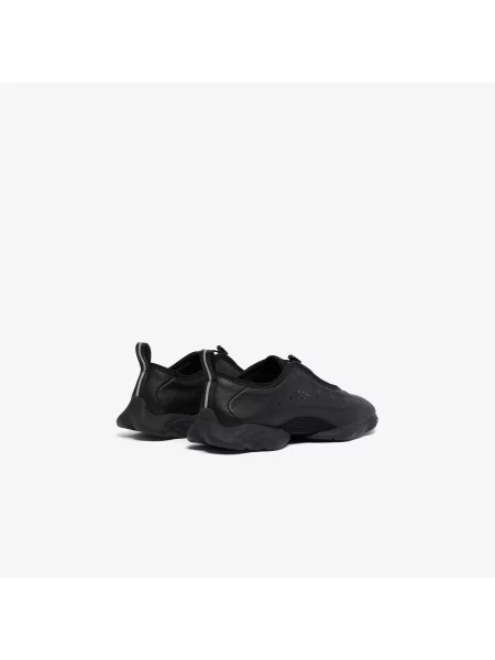 Lacoste Skórzane Sneakersy Tennis Ballerina czarne