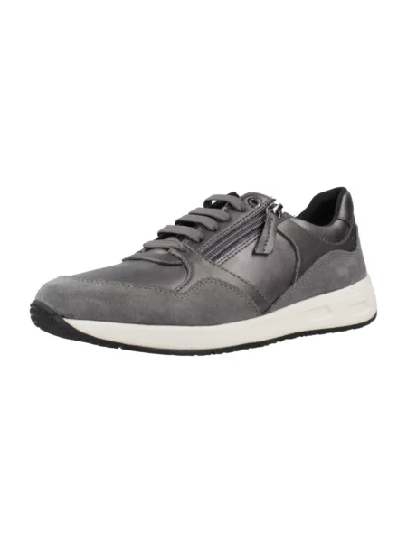 Sneakersy Geox skórzane szare